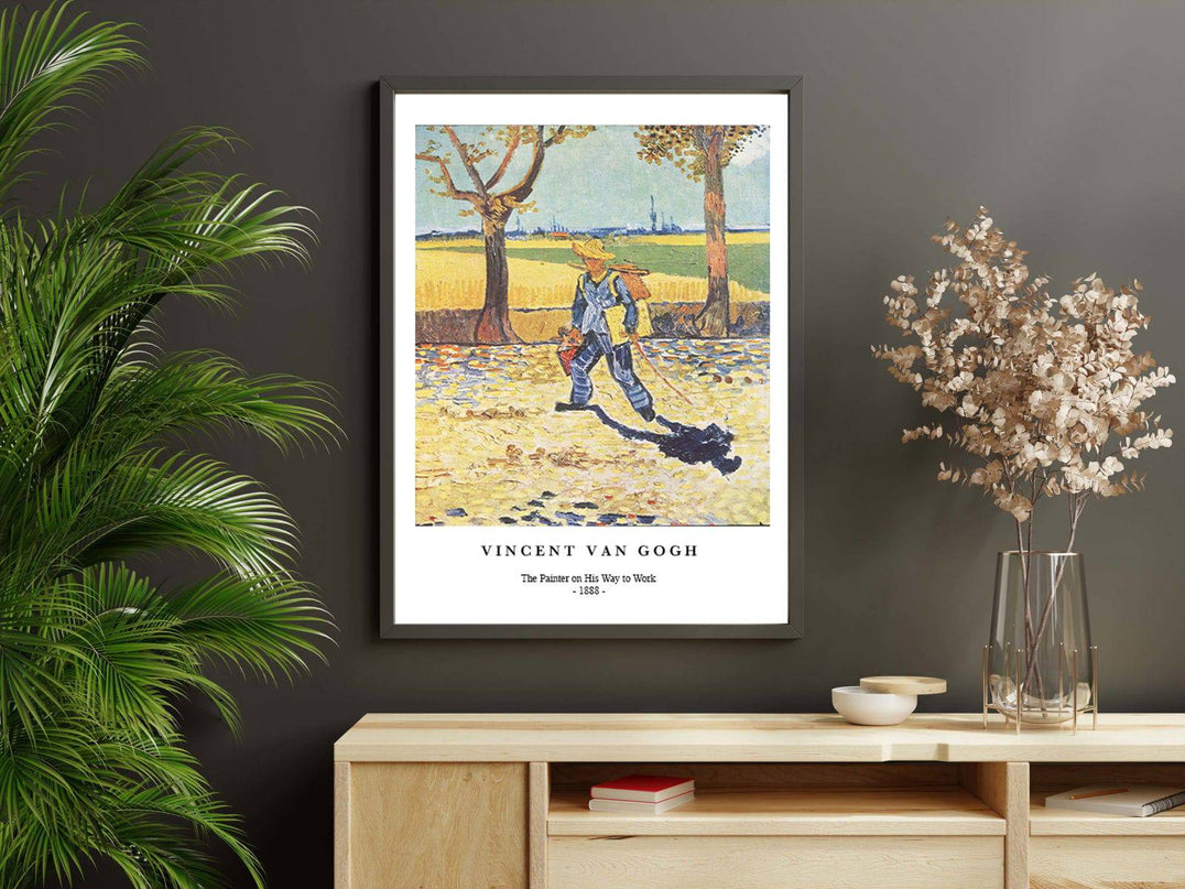 Vincent Van Gogh - The Painter on His Way to Work Poster