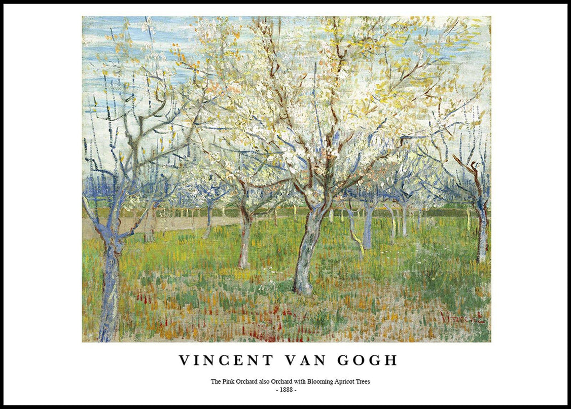 Vincent Van Gogh - The Pink Orchard Poster