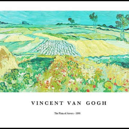 Vincent Van Gogh - The Plain of Auvers Poster