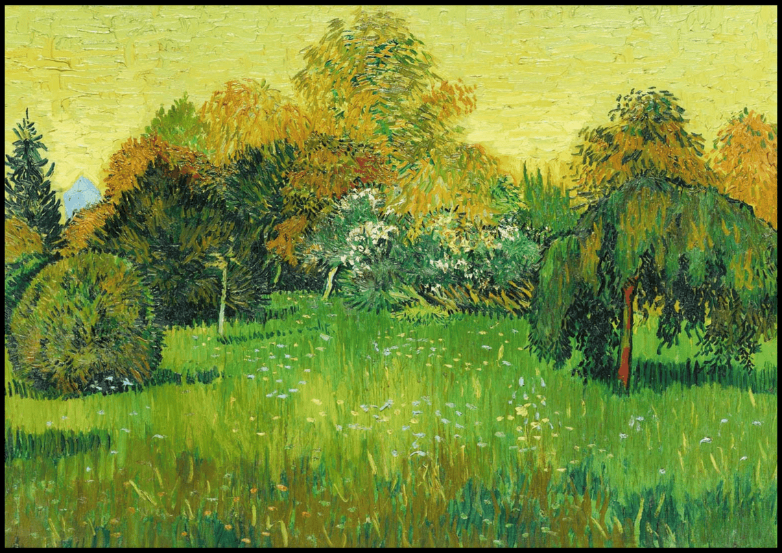 Vincent Van Gogh - The Poet's Garden