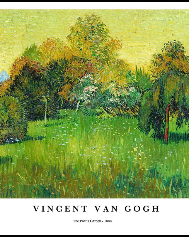 Vincent Van Gogh - The Poet's Garden Poster