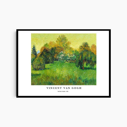 Vincent Van Gogh - The Poet's Garden Poster
