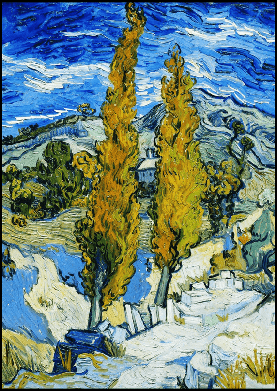 Vincent Van Gogh - The Poplars at Saint-Rémy