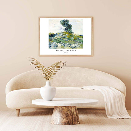 Vincent Van Gogh - The Rocks Poster