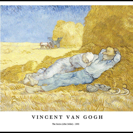 Vincent Van Gogh - The Siesta Poster