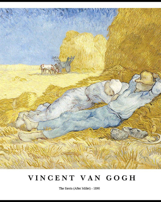 Vincent Van Gogh - The Siesta Poster