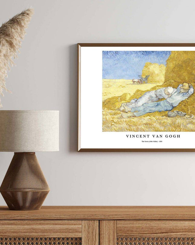 Vincent Van Gogh - The Siesta Poster