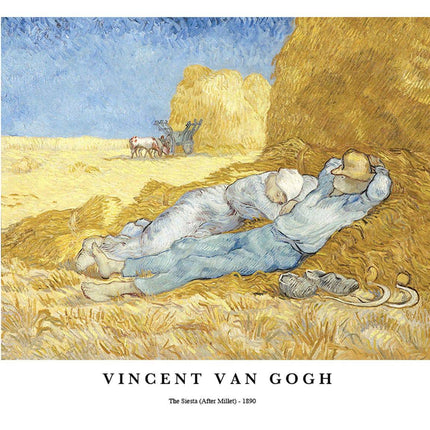 Vincent Van Gogh - The Siesta Poster