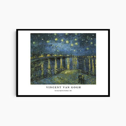 Vincent Van Gogh - The Starry Night Over The Rhone Poster
