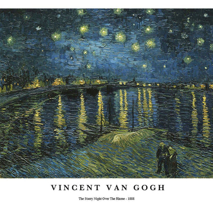 Vincent Van Gogh - The Starry Night Over The Rhone Poster