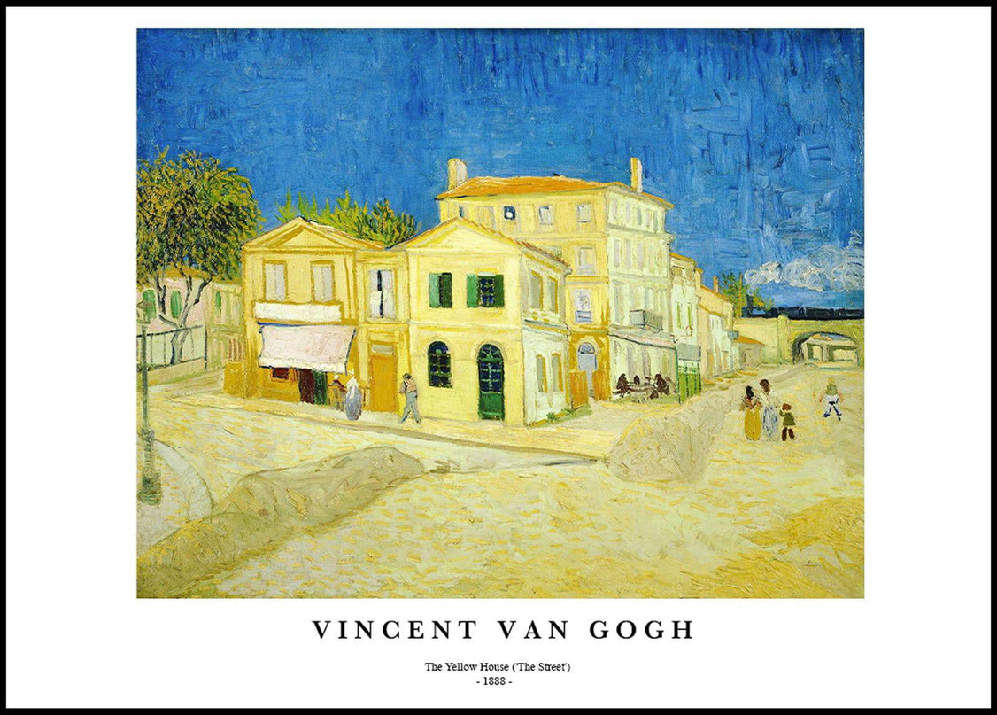 Vincent Van Gogh - The Yellow House Poster