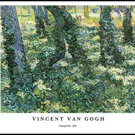 Vincent Van Gogh - Undergrowth Poster