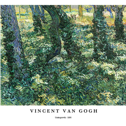 Vincent Van Gogh - Undergrowth Poster