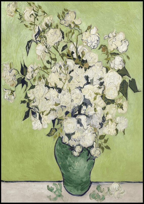 Vincent Van Gogh - Vase with Pink Roses