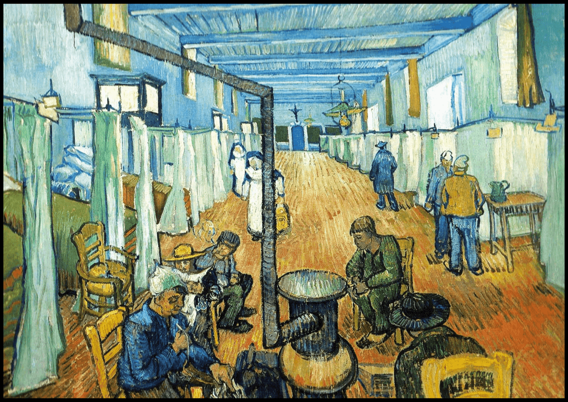 Vincent Van Gogh - Ward in the Hospital in Arles