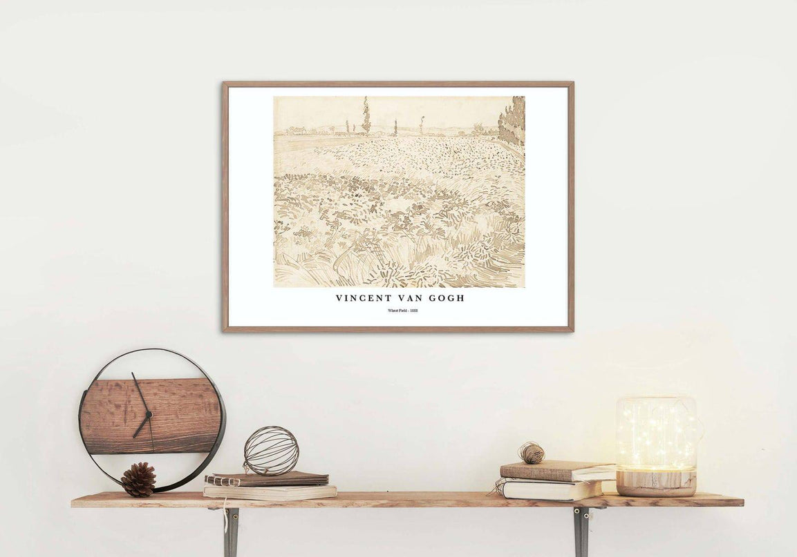 Vincent Van Gogh - Wheat Field Poster