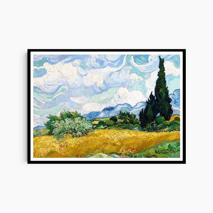 Vincent Van Gogh - Wheat Field with Cypresses
