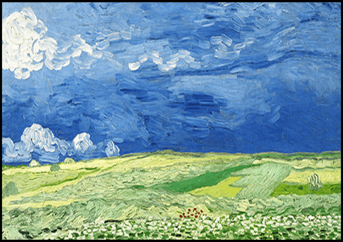 Vincent Van Gogh - Wheatfield Under Thunderclouds