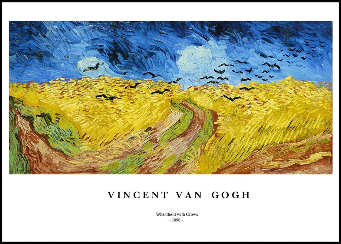Vincent Van Gogh - Wheatfield with Crows Poster