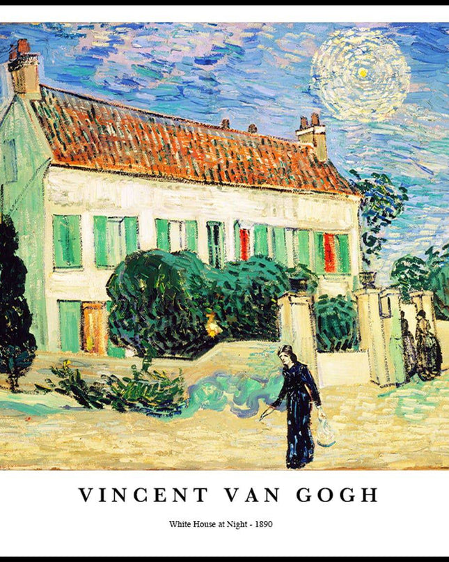 Vincent Van Gogh - White House at Night Poster