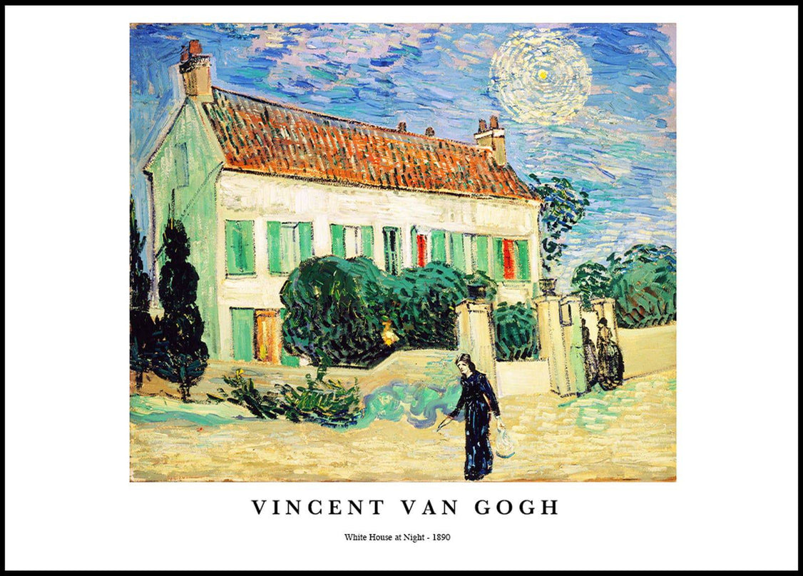 Vincent Van Gogh - White House at Night Poster