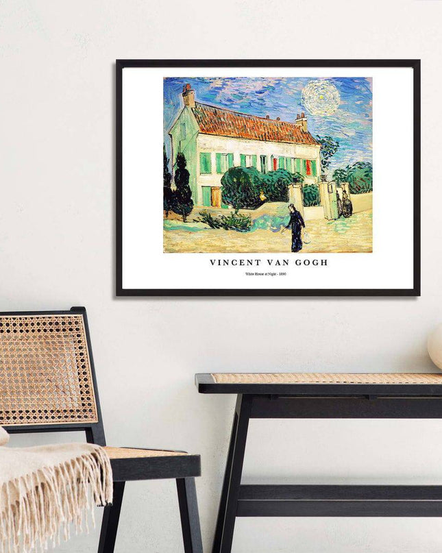 Vincent Van Gogh - White House at Night Poster