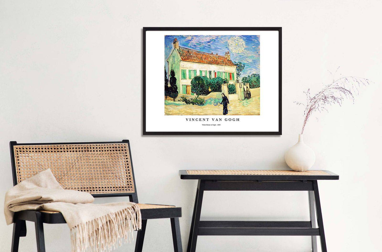 Vincent Van Gogh - White House at Night Poster