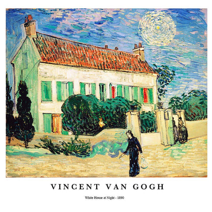 Vincent Van Gogh - White House at Night Poster