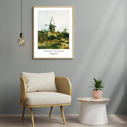 Vincent Van Gogh - Windmills on Montmartre Poster