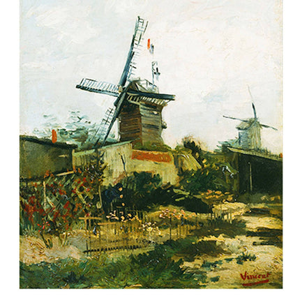 Vincent Van Gogh - Windmills on Montmartre Poster