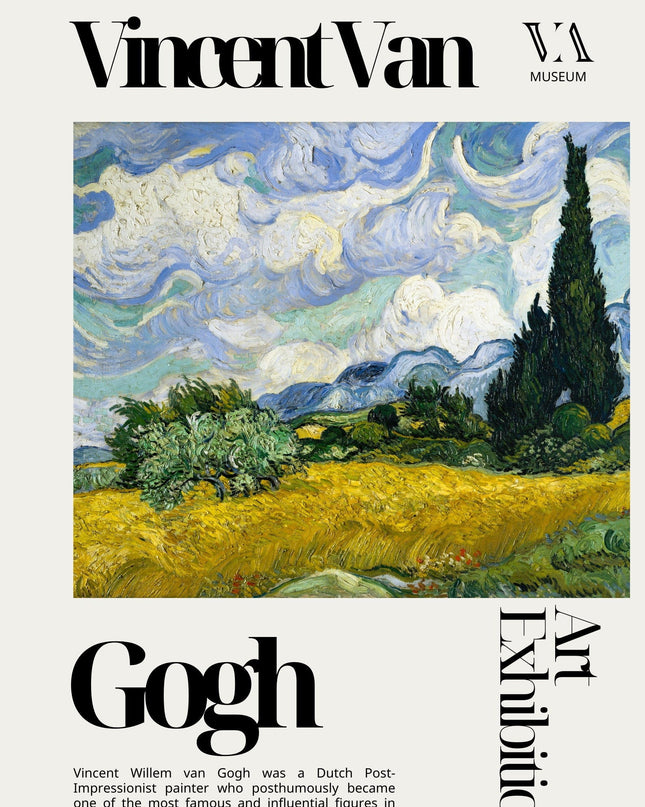 Vincent Van Gogh Art Exhibition Poster