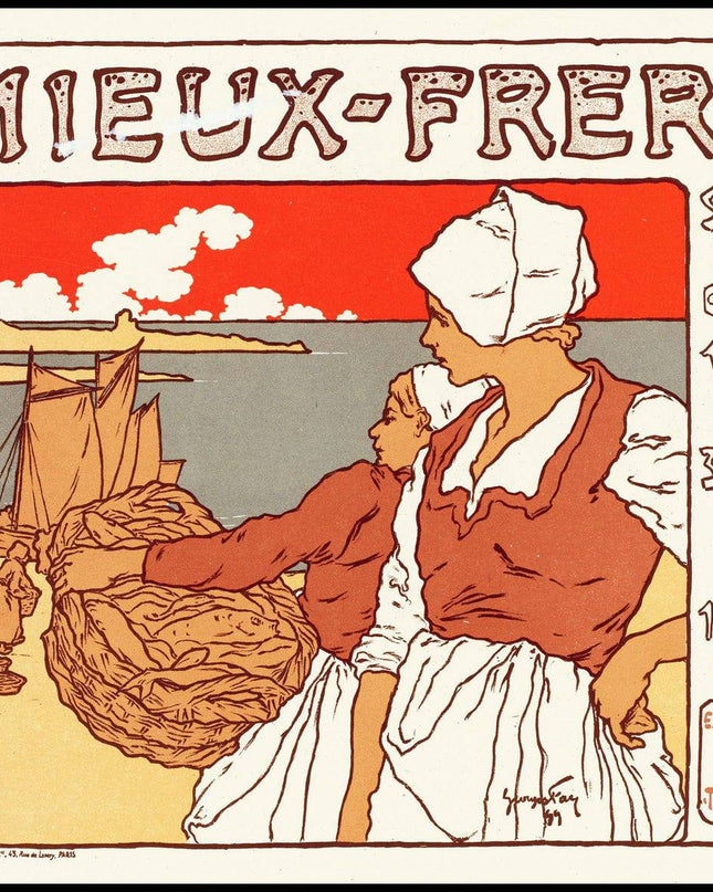 Vintage Amieux-Freres, Sardines Poster