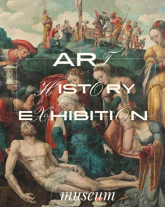 Vintage Art History Exhibition Poster