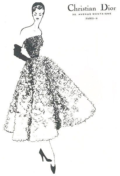 Vintage Dior Illustration Poster
