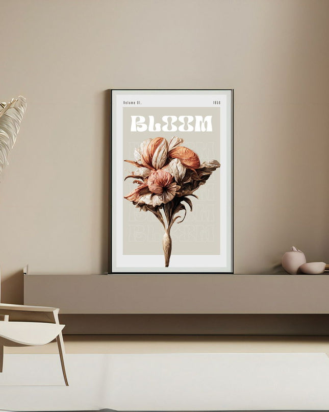 Vintage Floral Bloom Poster