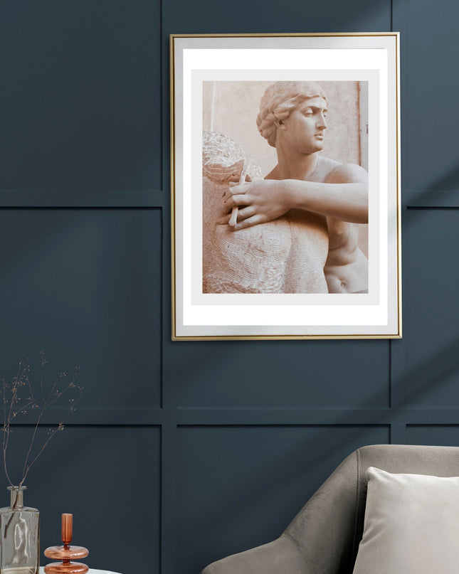 Vintage Greek Statue Poster