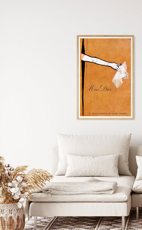 Vintage Miss Dior Poster - Le Grand Parfum de Notre Époque