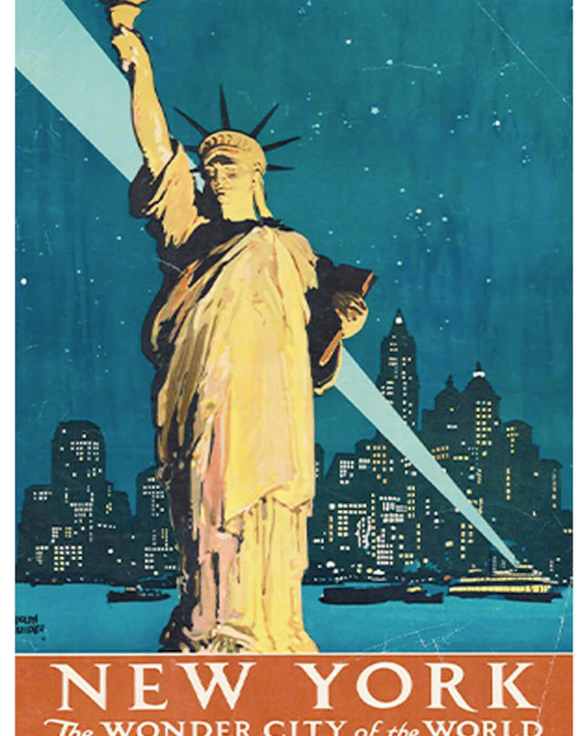 Vintage New York Travel Poster