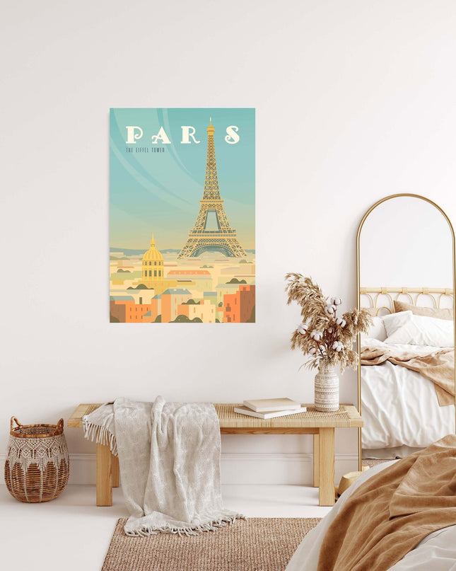 Vintage Paris Travel Poster