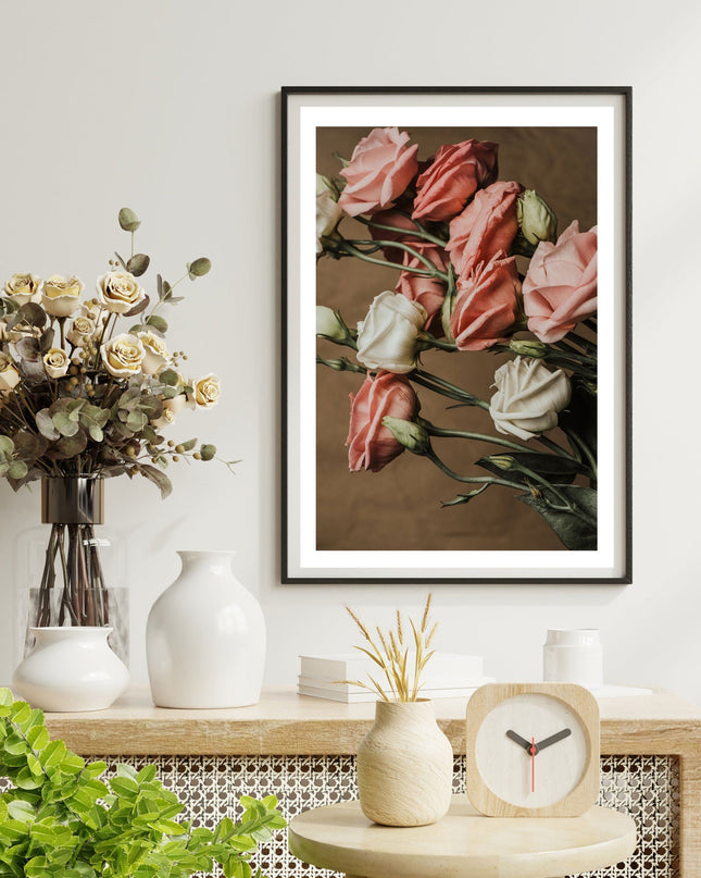 Vintage Windy Floral Poster