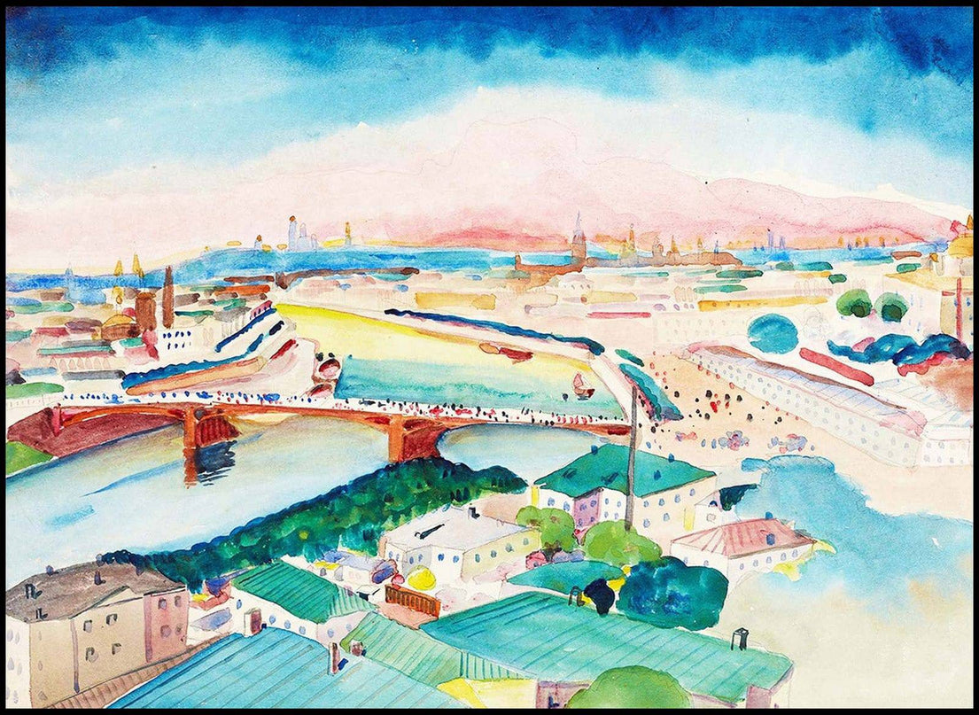 Wassily Kandinsky - Blick auf Moskau