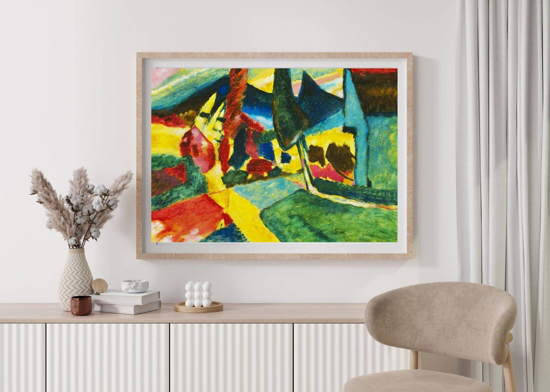 Wassily Kandinsky - Landscape with Two Poplars