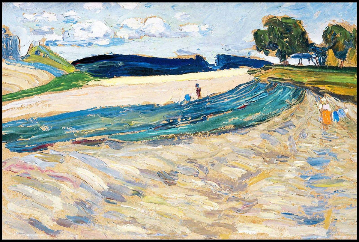 Wassily Kandinsky - Landscape with a Yellow Field