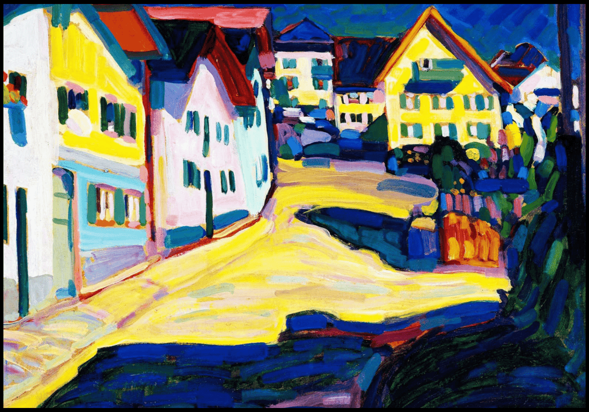 Wassily Kandinsky - Murnau 'Burggrabenstrasse I'