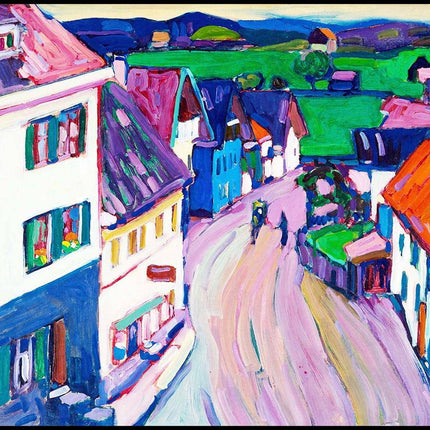 Wassily Kandinsky - Murnau 'View from the window of the Griesbräu'