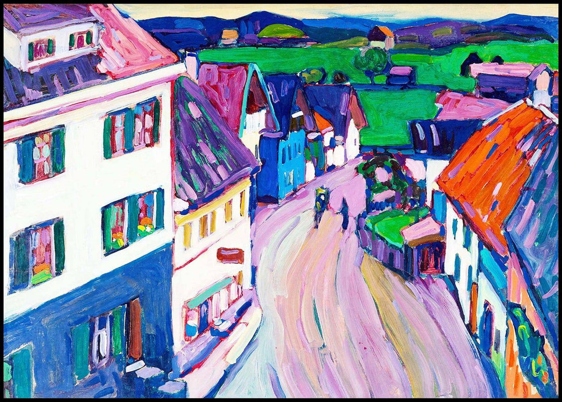 Wassily Kandinsky - Murnau 'View from the window of the Griesbräu'