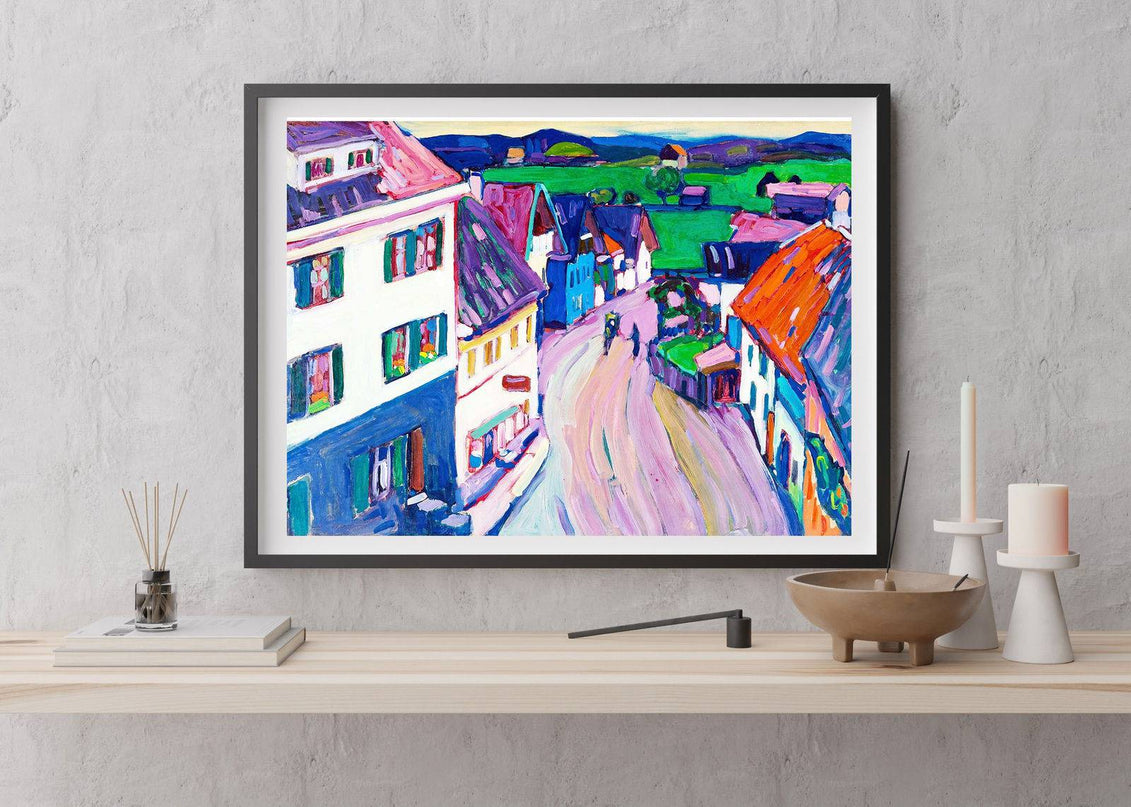 Wassily Kandinsky - Murnau 'View from the window of the Griesbräu'