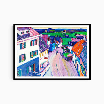 Wassily Kandinsky - Murnau 'View from the window of the Griesbräu'