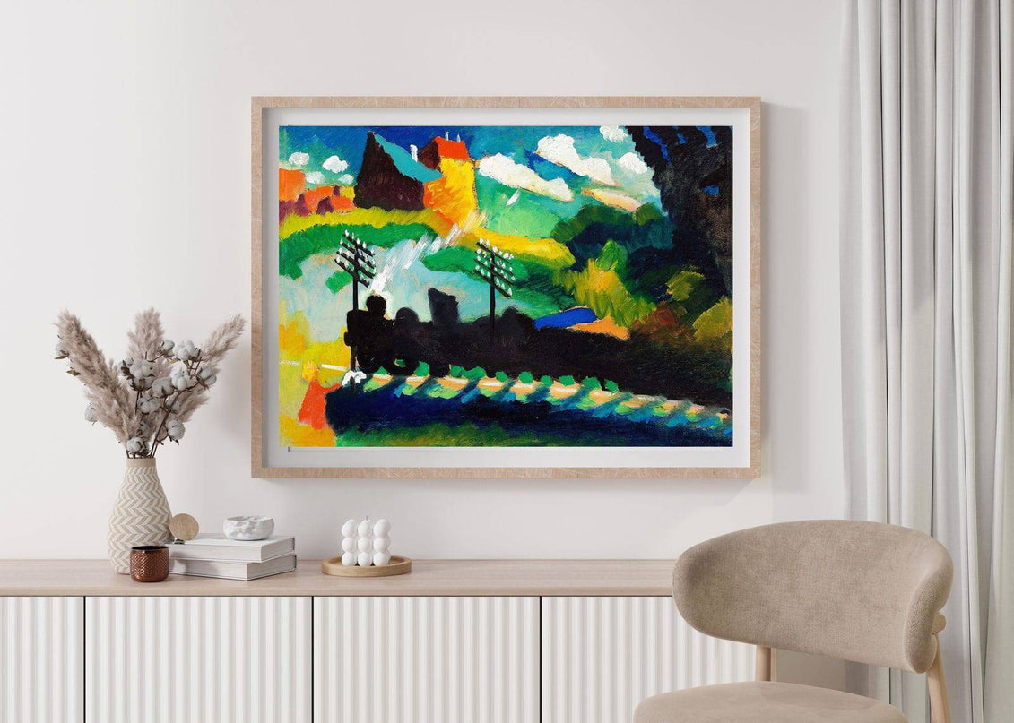 Wassily Kandinsky - Railway near Murnau