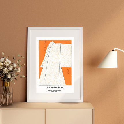 Watanabee Seitei - Japanese Robe Illustration Poster